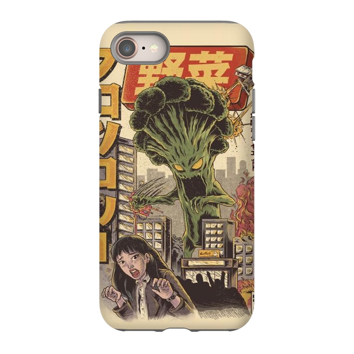 iPhone 8 StrongFit THE BROCCOZILLA by Ilustrata