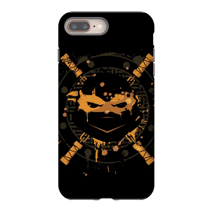 iPhone 8 plus StrongFit Michelangelo Turtle by Sitchko