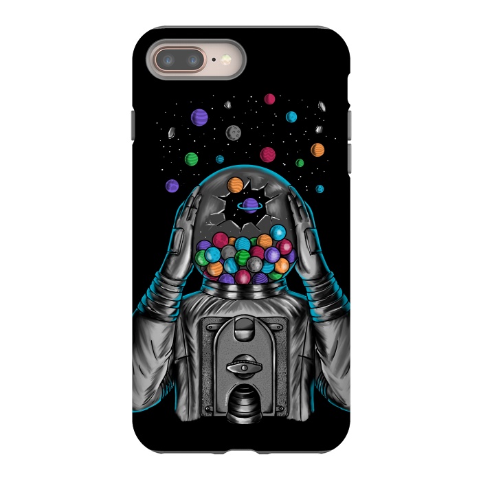 iPhone 8 plus StrongFit Astronaut Explotion by Coffee Man