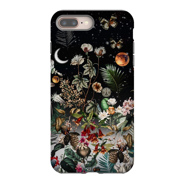 iPhone 8 plus StrongFit Beautiful night garden by Burcu Korkmazyurek
