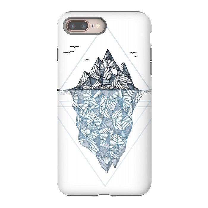 iPhone 8 plus StrongFit Iceberg by Barlena