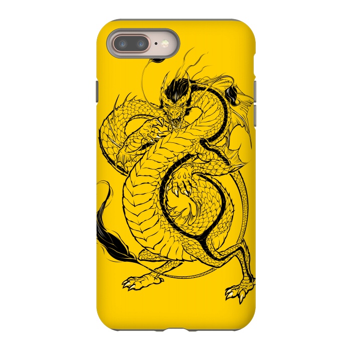 iPhone 8 plus StrongFit Bruce, the Dragon by Draco