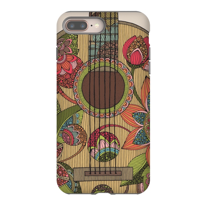 iPhone 8 plus StrongFit The guitar by Valentina Harper