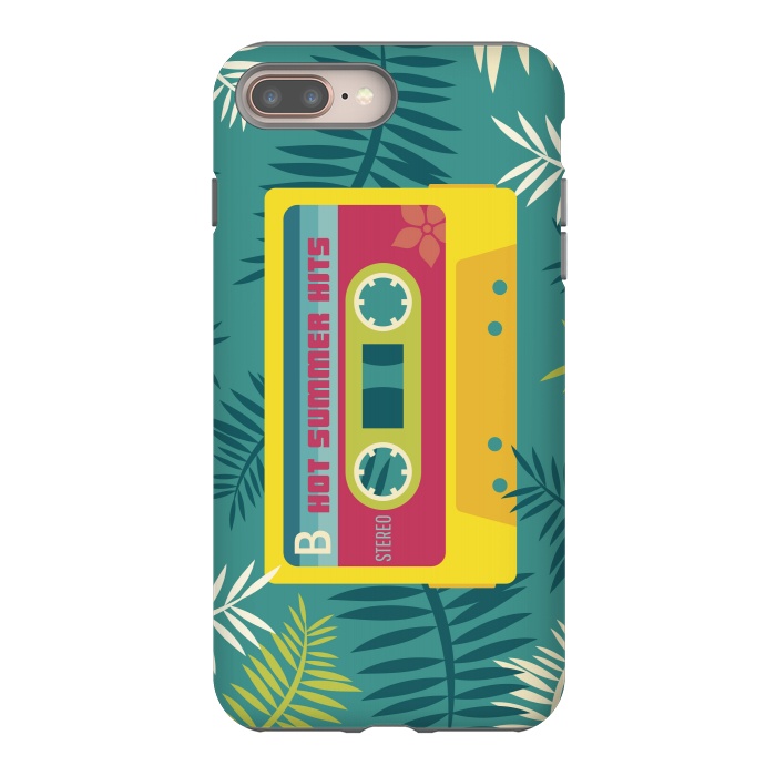iPhone 8 plus StrongFit Hot Summer Retro Tape by Dellán