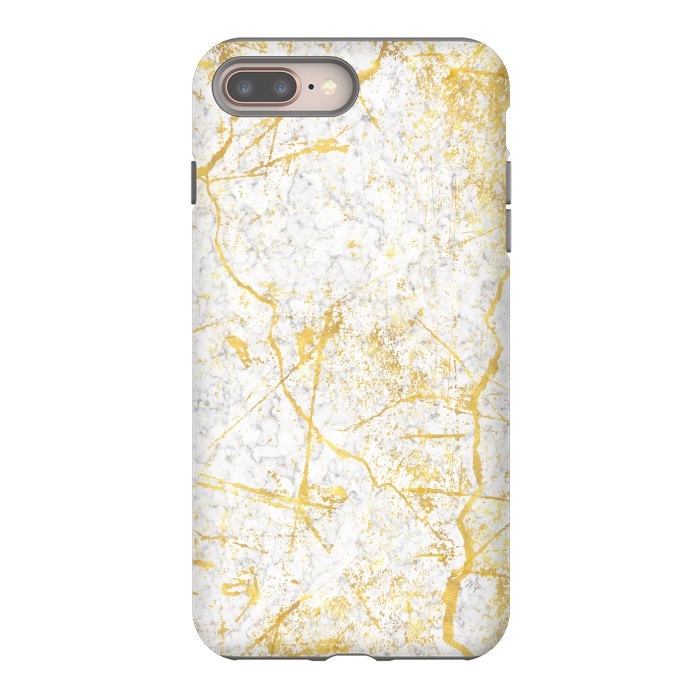 iPhone 8 plus StrongFit Golden Marble by Martina