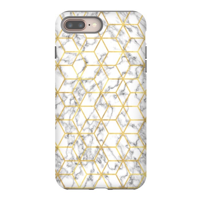 iPhone 8 plus StrongFit Graphic Marble by Martina