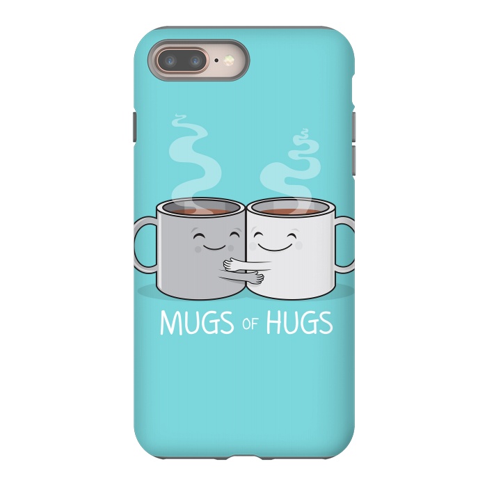 iPhone 8 plus StrongFit Mugs of Hugs by Wotto