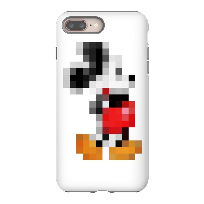 iPhone 8 plus StrongFit Mickey Mouse Pixel by Alisterny