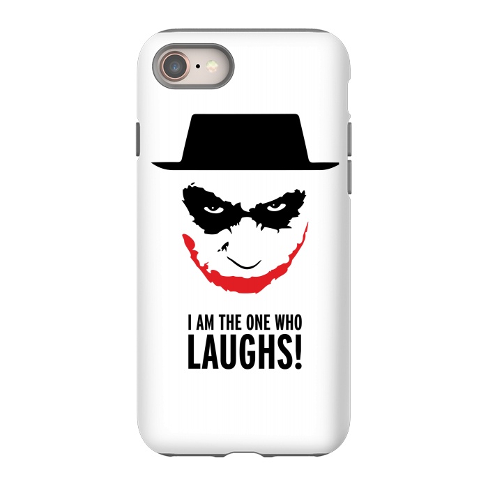 iPhone 8 StrongFit Heisenberg Joker I Am The One Who Laughs Breaking Bad Dark Knight  by Alisterny