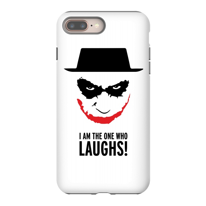 iPhone 8 plus StrongFit Heisenberg Joker I Am The One Who Laughs Breaking Bad Dark Knight  por Alisterny