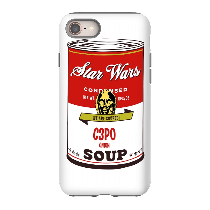 iPhone 8 StrongFit Star Wars Campbells Soup C3PO by Alisterny