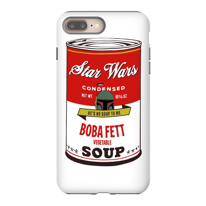 iPhone 8 plus StrongFit Star Wars Campbells Soup Boba Fett by Alisterny