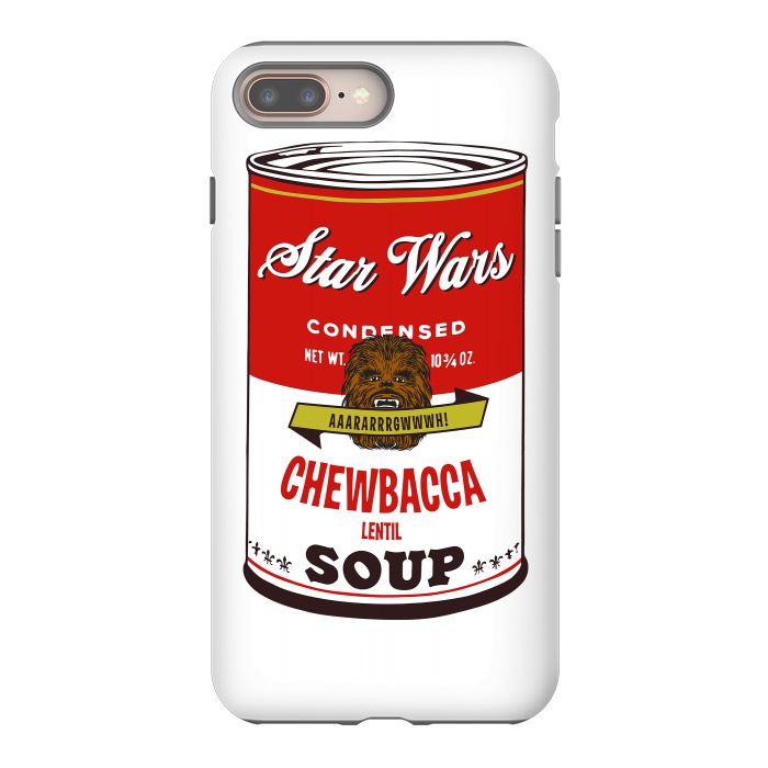 iPhone 8 plus StrongFit Star Wars Campbells Soup Chewbacca by Alisterny