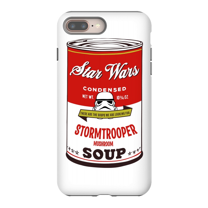 iPhone 8 plus StrongFit Star Wars Campbells Soup Stormtrooper by Alisterny