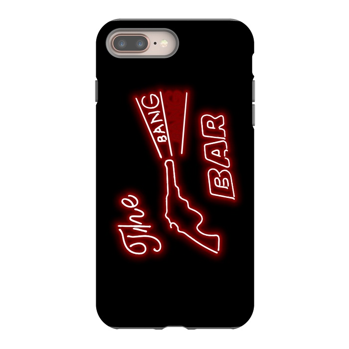 iPhone 8 plus StrongFit Twin Peaks The Bang Bang Bar Logo by Alisterny