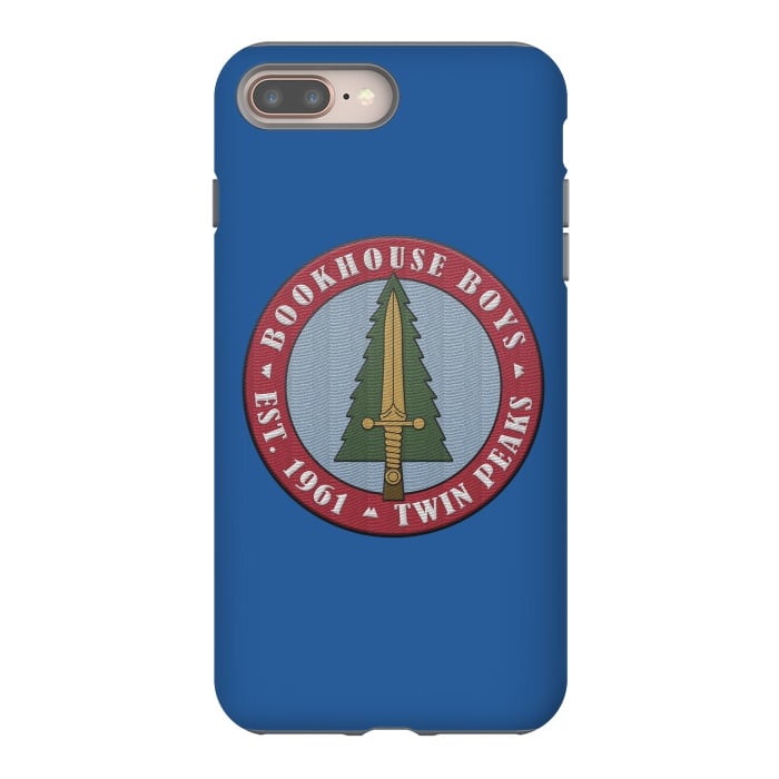 iPhone 8 plus StrongFit Twin Peaks Bookhouse Boys Embroidered by Alisterny