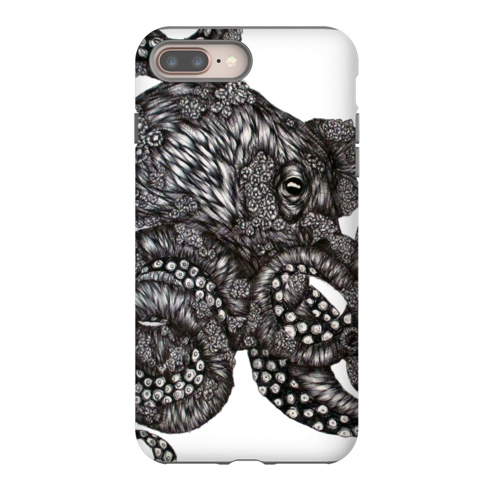 iPhone 8 plus StrongFit Barnacle Octopus by ECMazur 