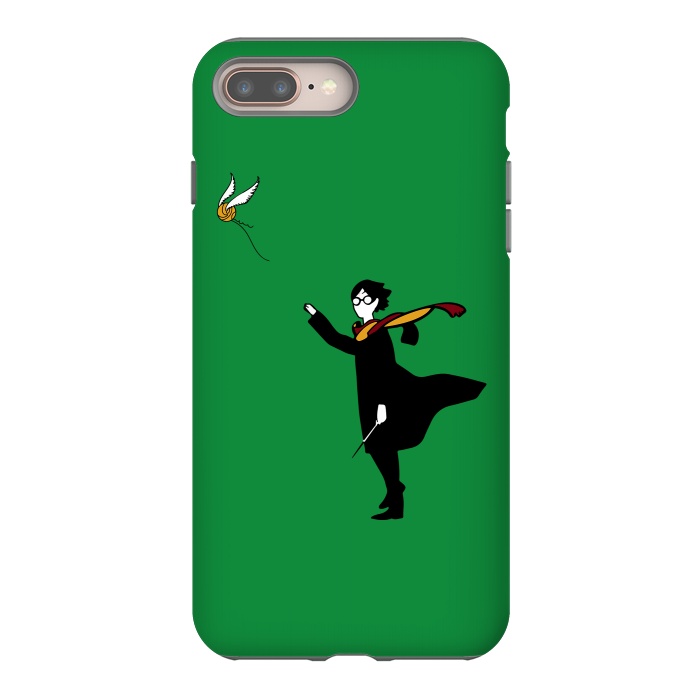 iPhone 8 plus StrongFit Harry Potter Banksy Balloon by Alisterny