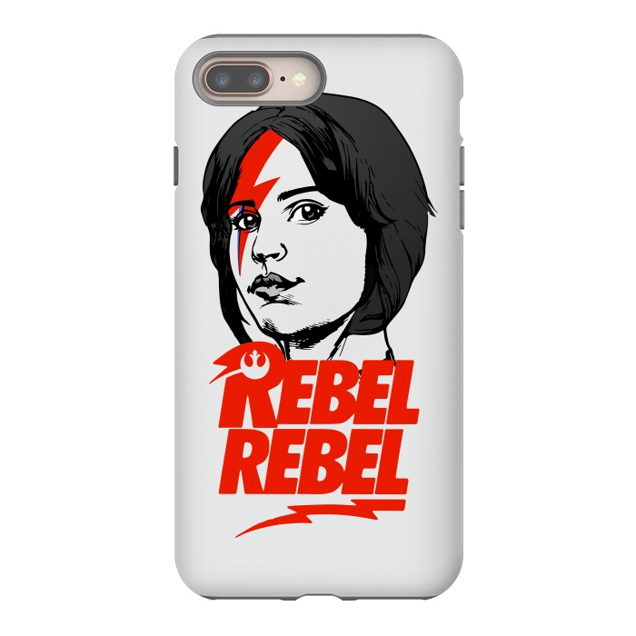 iPhone 8 plus StrongFit Rebel Rebel Jyn Erso David Bowie Star Wars Rogue One  by Alisterny