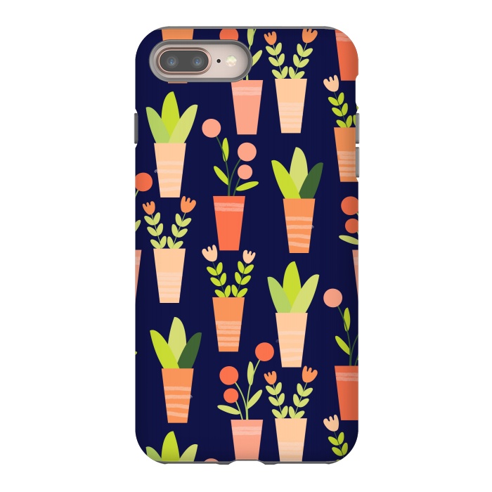 iPhone 8 plus StrongFit little garden by Edith May