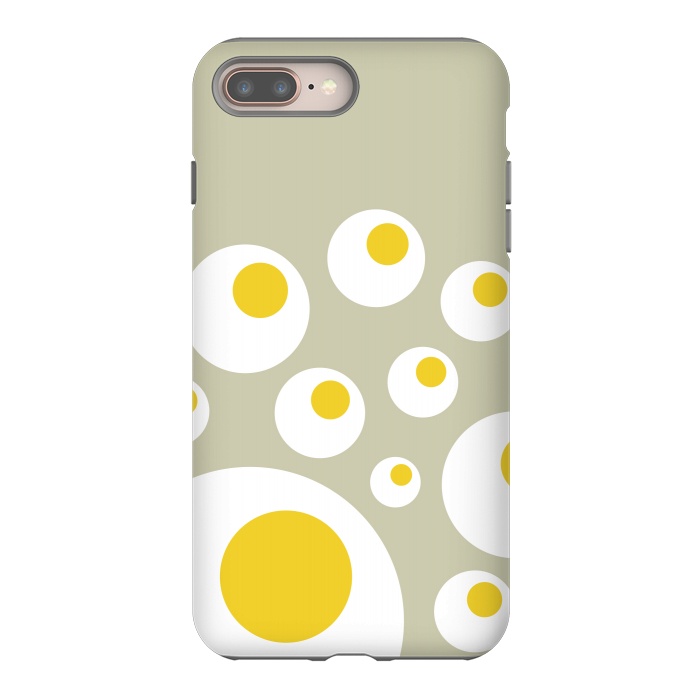 iPhone 8 plus StrongFit The Fried Eggs Rebellion II by Dellán