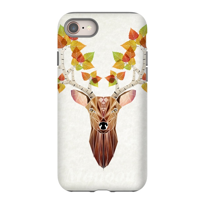 iPhone 8 StrongFit deer autumn by Manoou