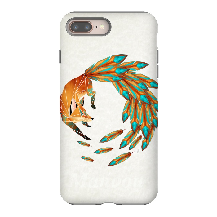 iPhone 8 plus StrongFit fox cercle by Manoou