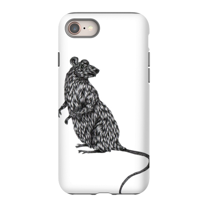 iPhone 8 StrongFit Little Rat by ECMazur 