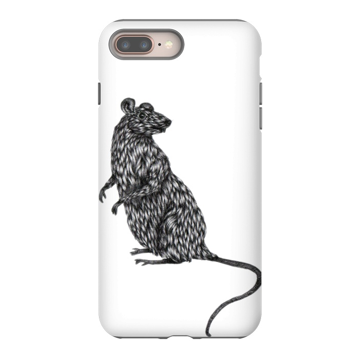 iPhone 8 plus StrongFit Little Rat by ECMazur 