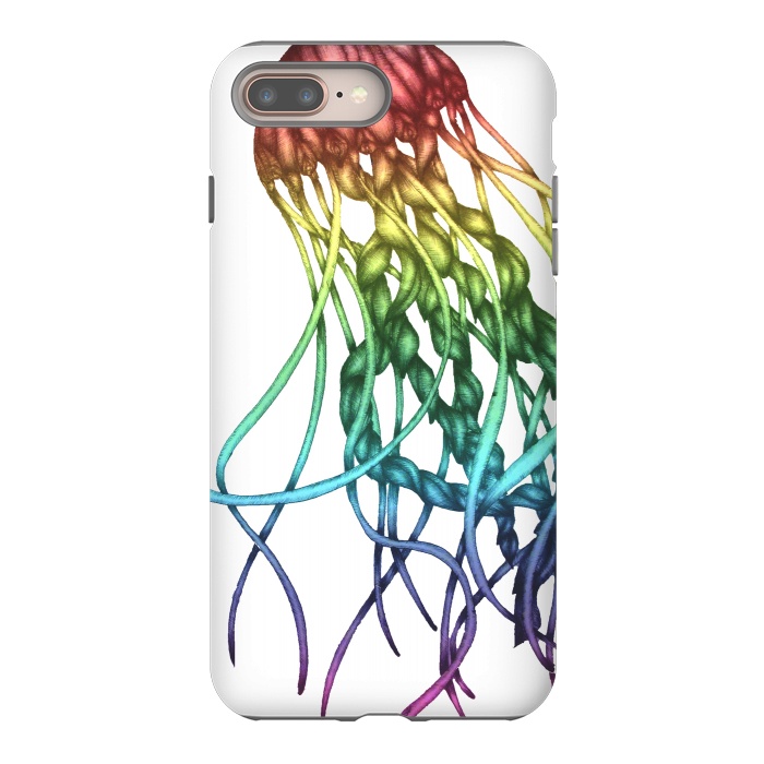 iPhone 8 plus StrongFit Rainbow Jelly by ECMazur 