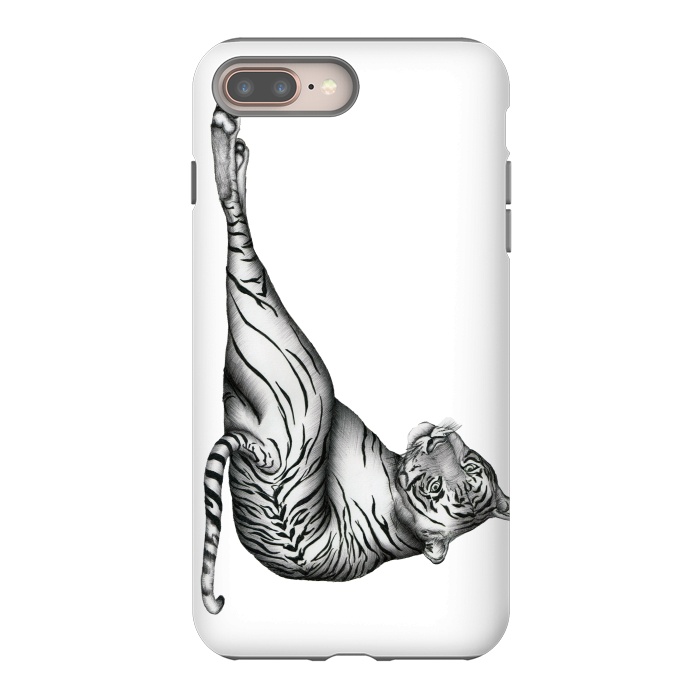 iPhone 8 plus StrongFit The Hunter | Tiger by ECMazur 