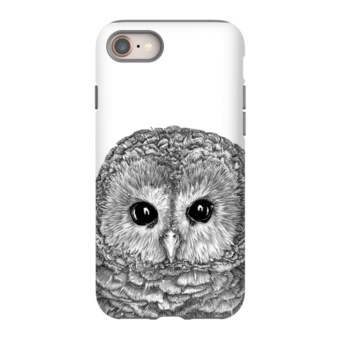 iPhone 8 StrongFit Tiny Owl by ECMazur 
