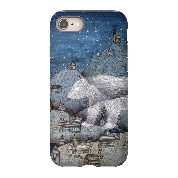 iPhone 8 StrongFit I Protect this Place II | The Bear by ECMazur 
