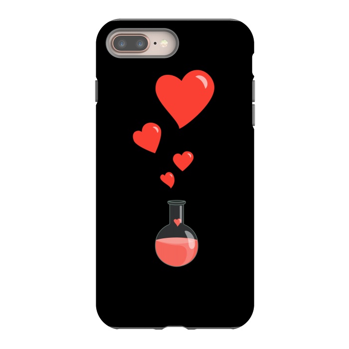 iPhone 8 plus StrongFit Flask Of Hearts Love Chemistry by Boriana Giormova