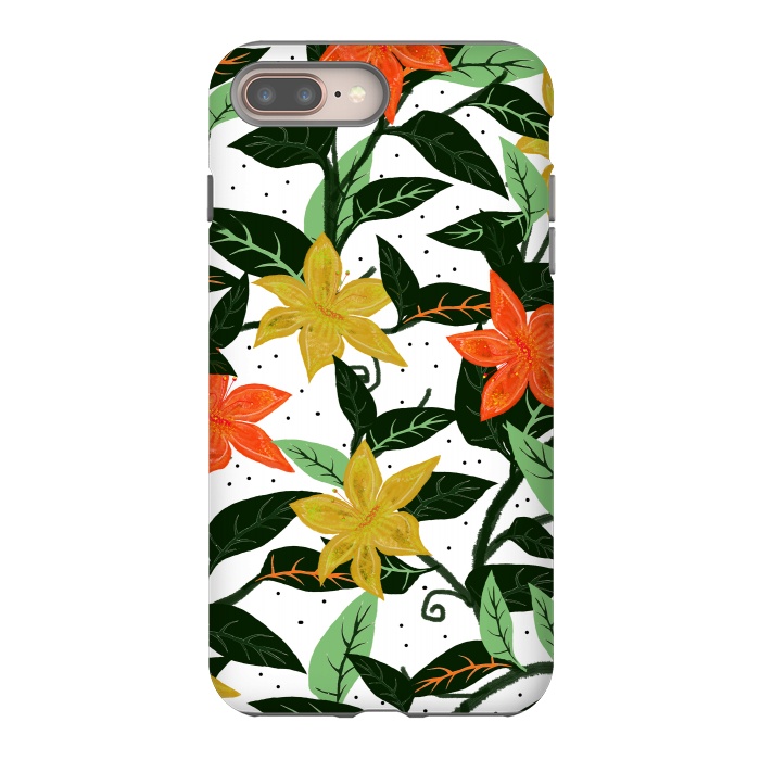 iPhone 8 plus StrongFit Tropical Rainforest by Uma Prabhakar Gokhale