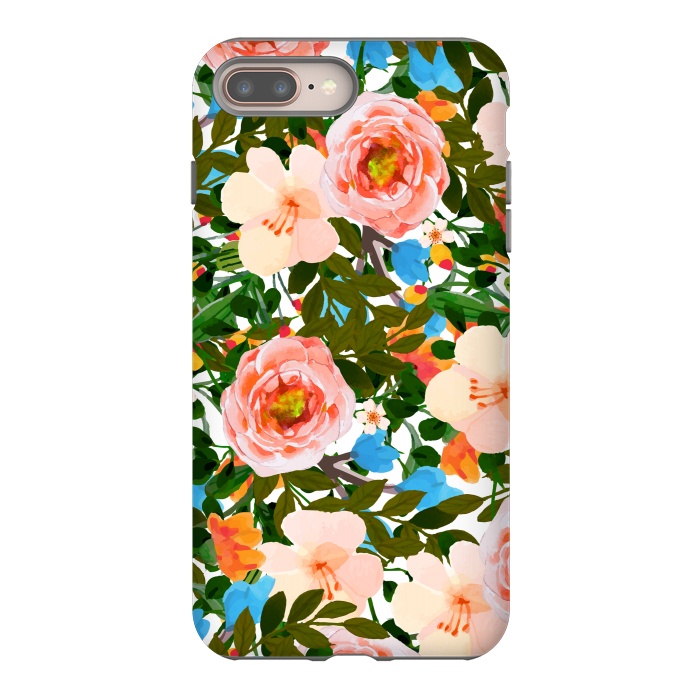 iPhone 8 plus StrongFit Rose Garden by Uma Prabhakar Gokhale