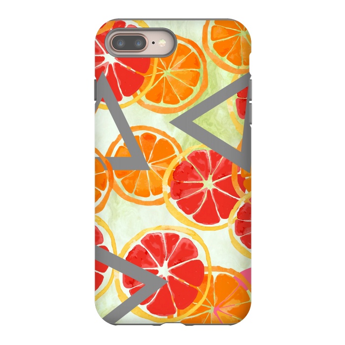 iPhone 8 plus StrongFit Citrus Play by Allgirls Studio