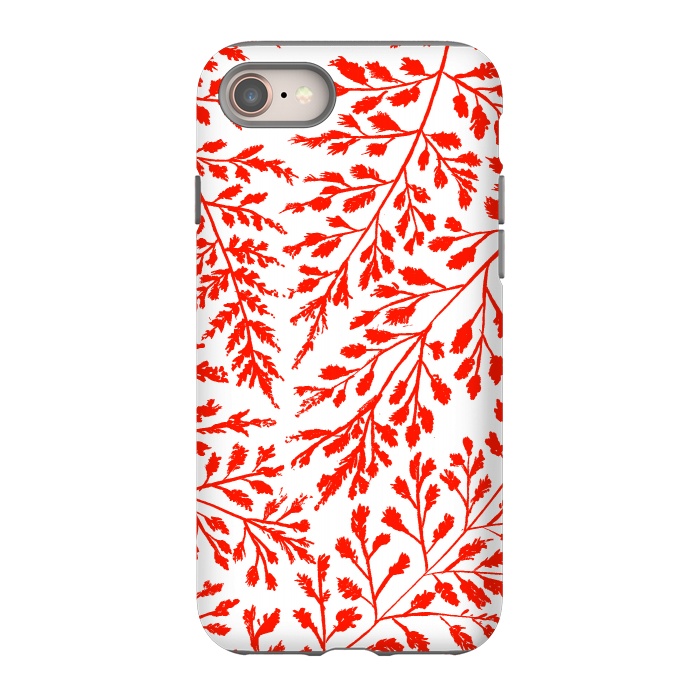 iPhone 8 StrongFit Foliage Red by Caitlin Workman