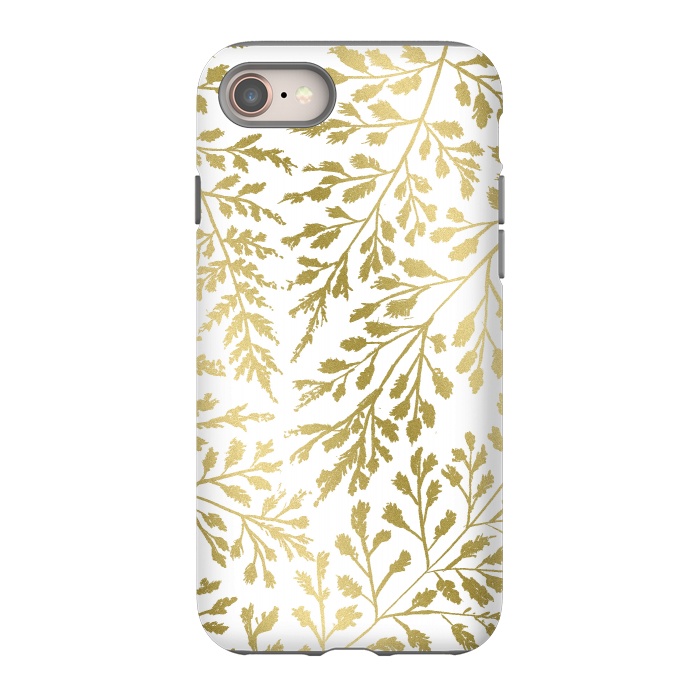 iPhone 8 StrongFit Foliage Gold by Caitlin Workman