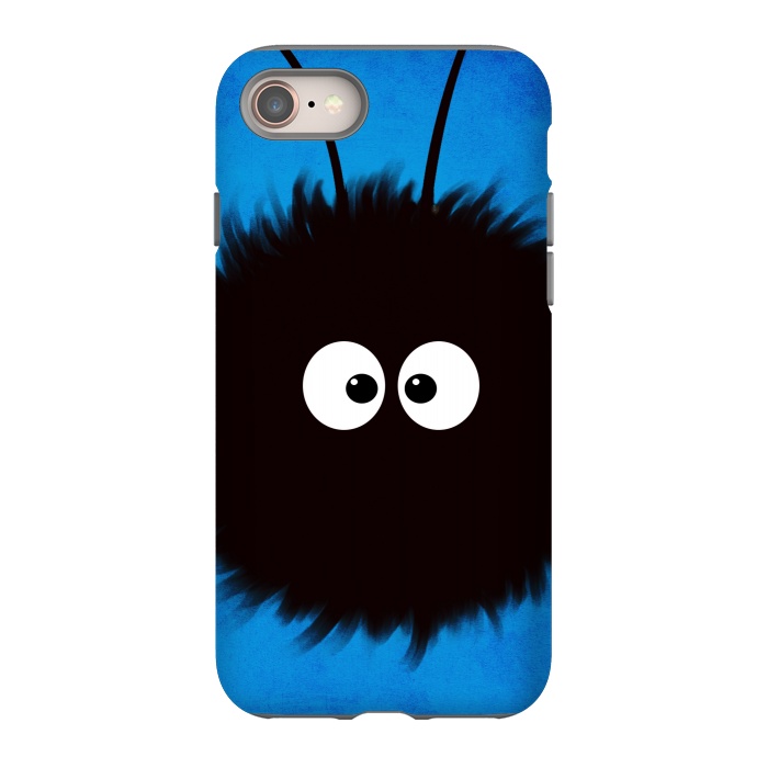 iPhone 8 StrongFit Blue Cute Dazzled Bug Character by Boriana Giormova