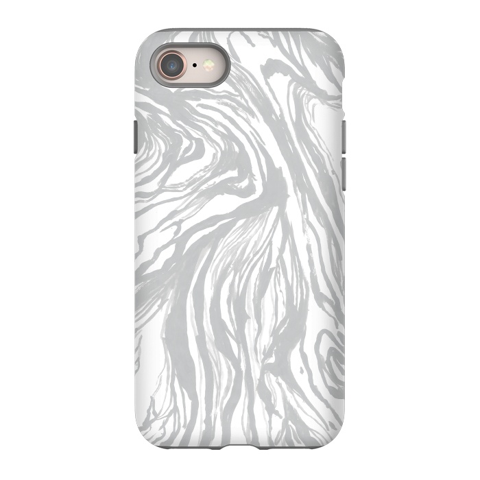 iPhone 8 StrongFit Gray Marble by Caitlin Workman