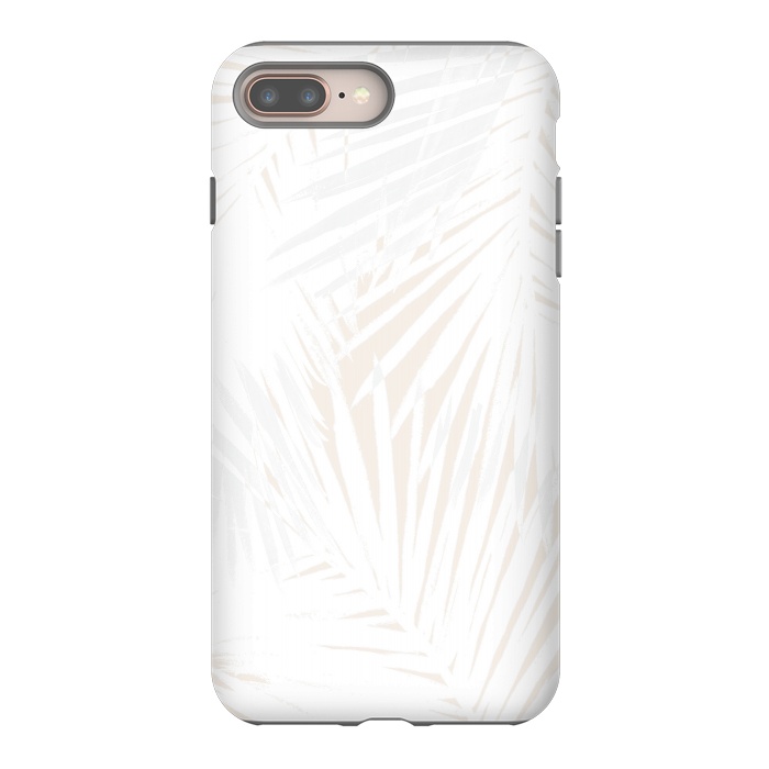 iPhone 8 plus StrongFit Blush Palms by Caitlin Workman
