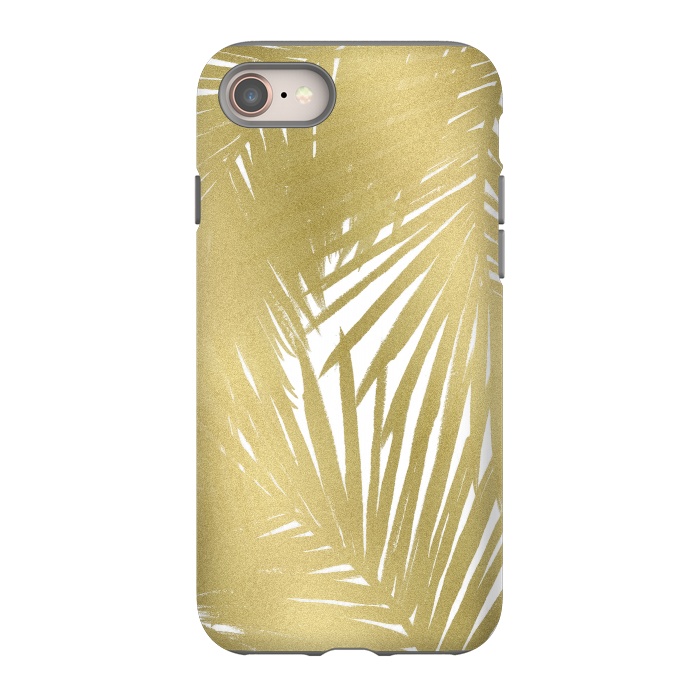 iPhone 8 StrongFit Gold Palms by Caitlin Workman