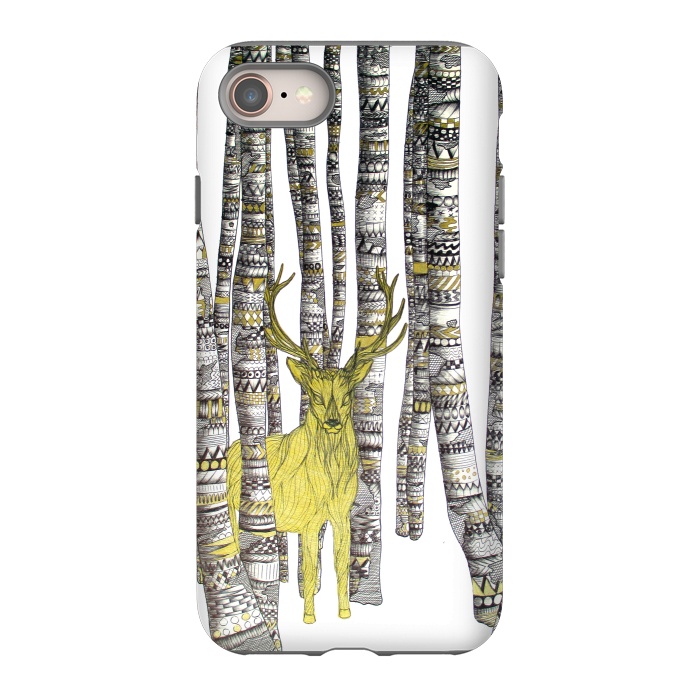 iPhone 8 StrongFit The Golden Stag by ECMazur 