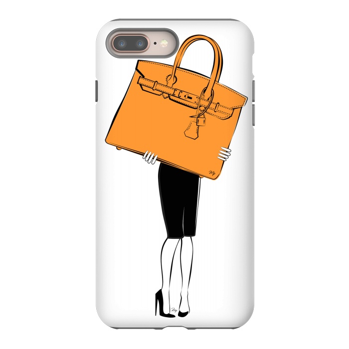 iPhone 8 plus StrongFit Big Hermes Bag by Martina