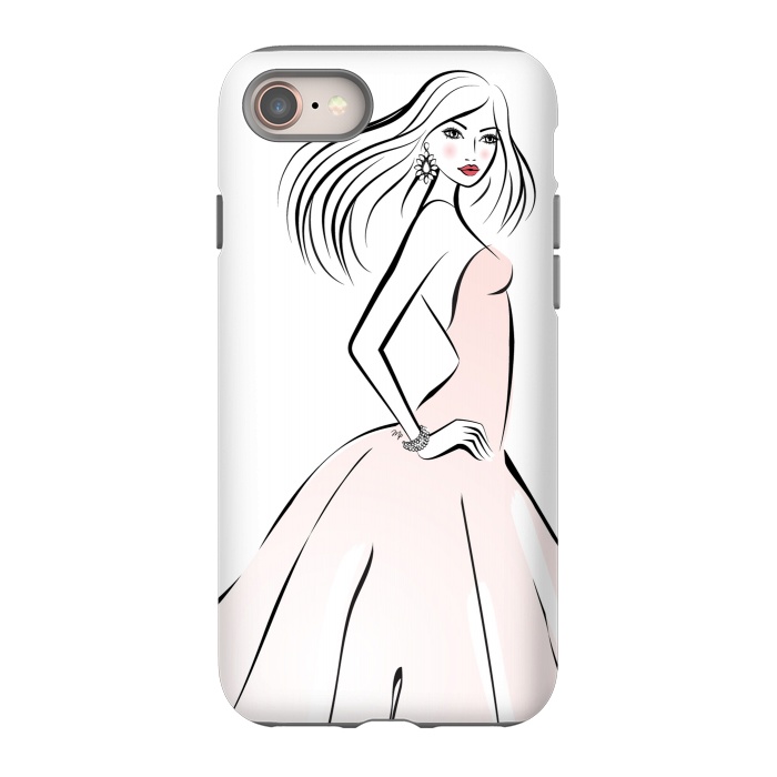 iPhone 8 StrongFit Elegant woman bride by Martina