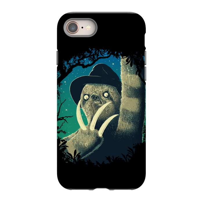 iPhone 8 StrongFit Sloth Freddy by Branko Ricov
