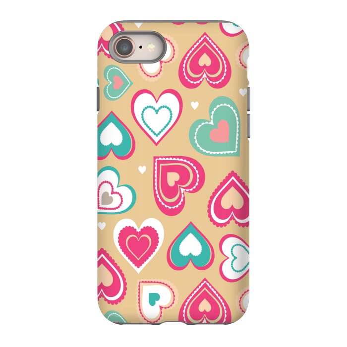 iPhone 8 StrongFit Love Hearts by Martina
