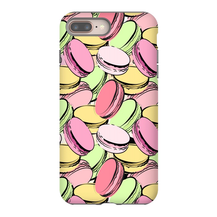 iPhone 8 plus StrongFit Sweet Macarons by Martina