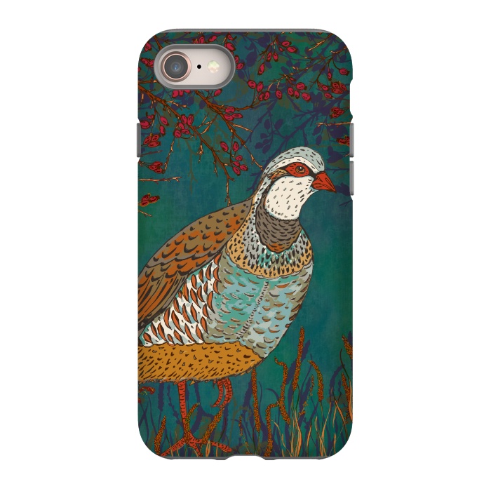 iPhone 8 StrongFit Partridge by Lotti Brown